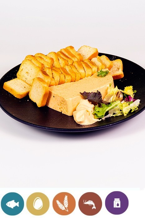 鱼和红虾馅饼（半份）